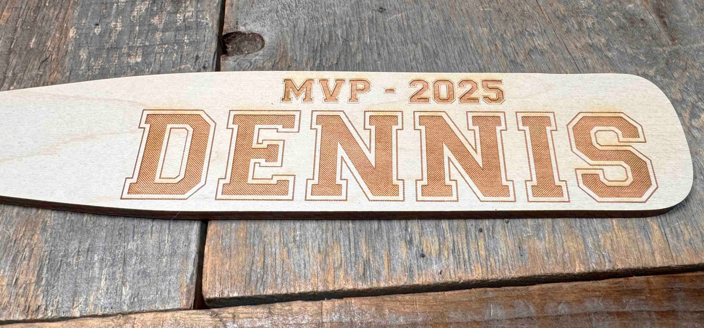 Mini Baseball Bat - Laser Cut and Engraved - Multiple Lengths Memories Made Custom