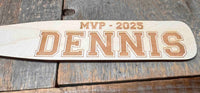 Mini Baseball Bat - Laser Cut and Engraved - Multiple Lengths Memories Made Custom