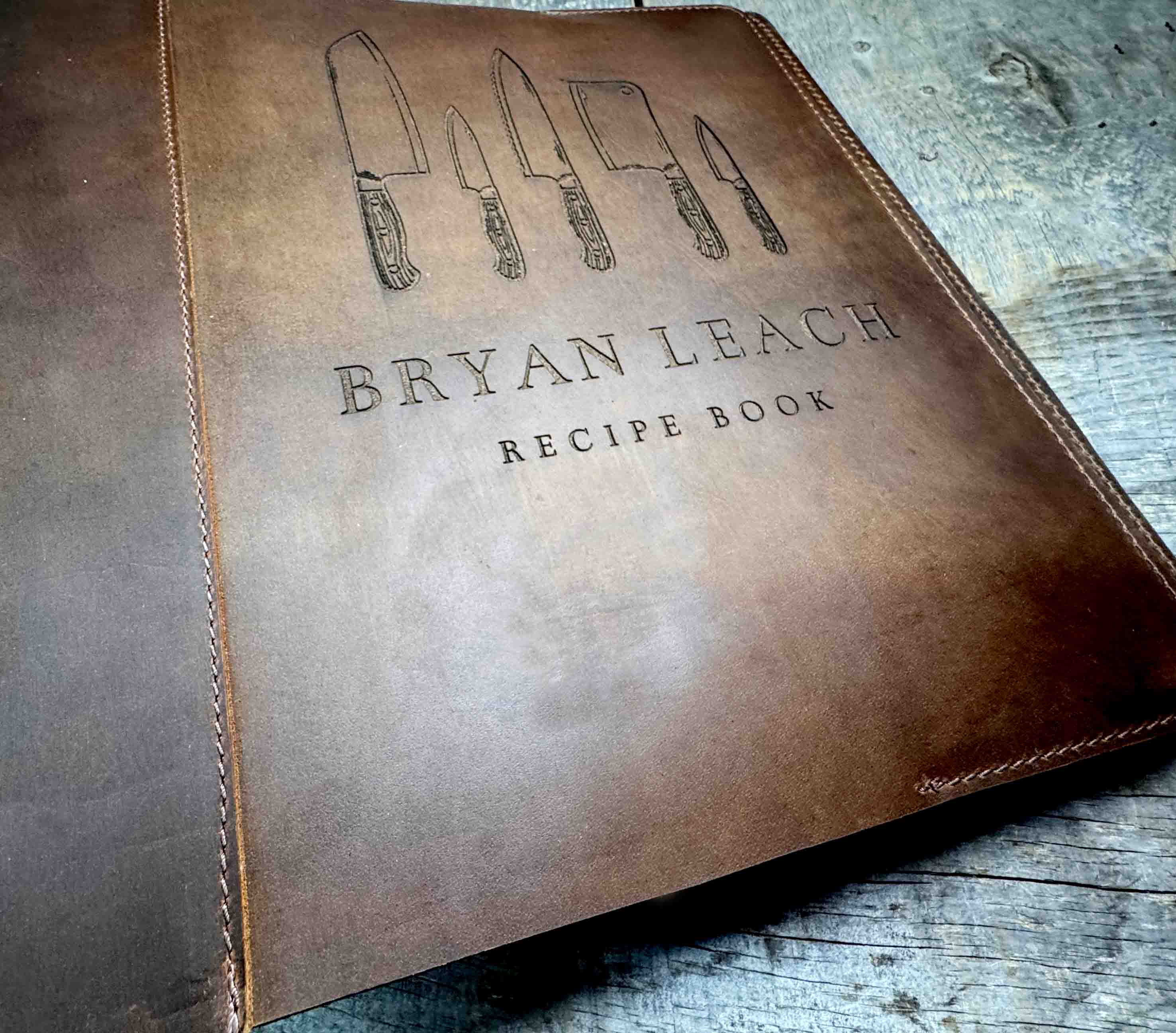 Binder Premium Leather Engraved