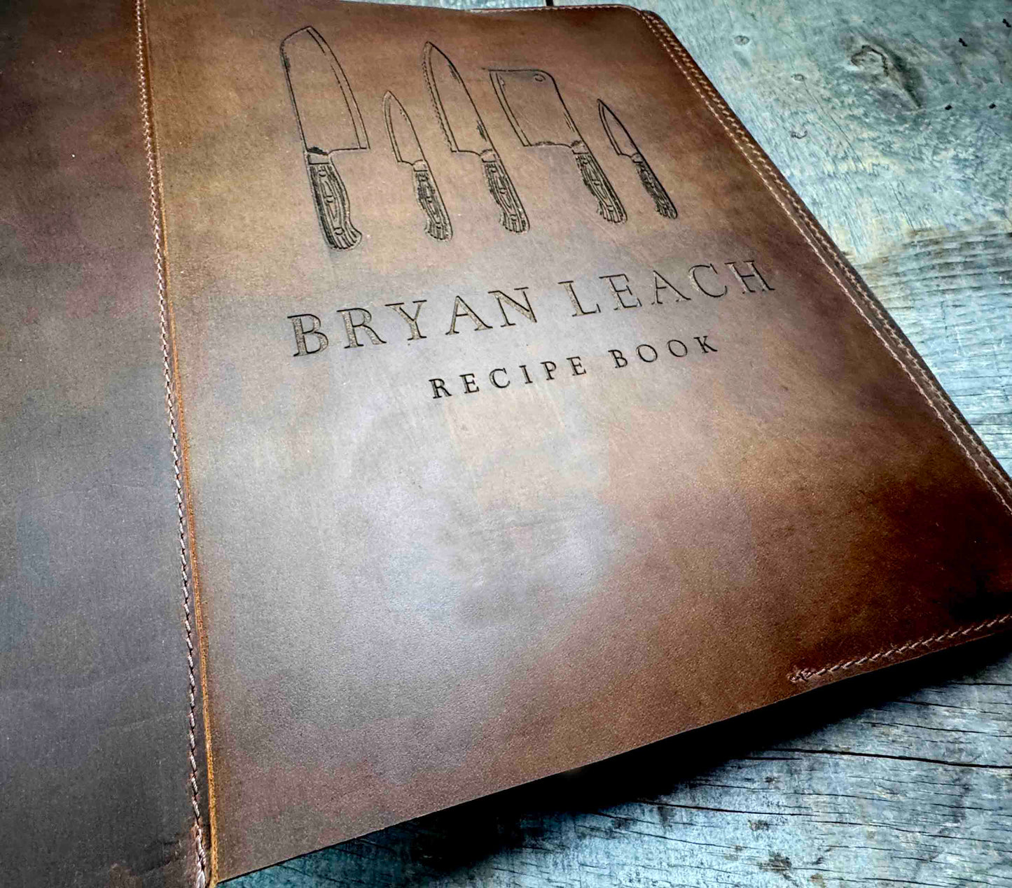 Binder Premium Leather Engraved