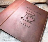 Binder Premium Leather Engraved Memories Made Custom