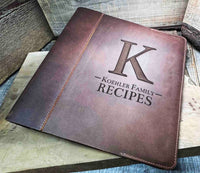 Binder Premium Leather Engraved Memories Made Custom