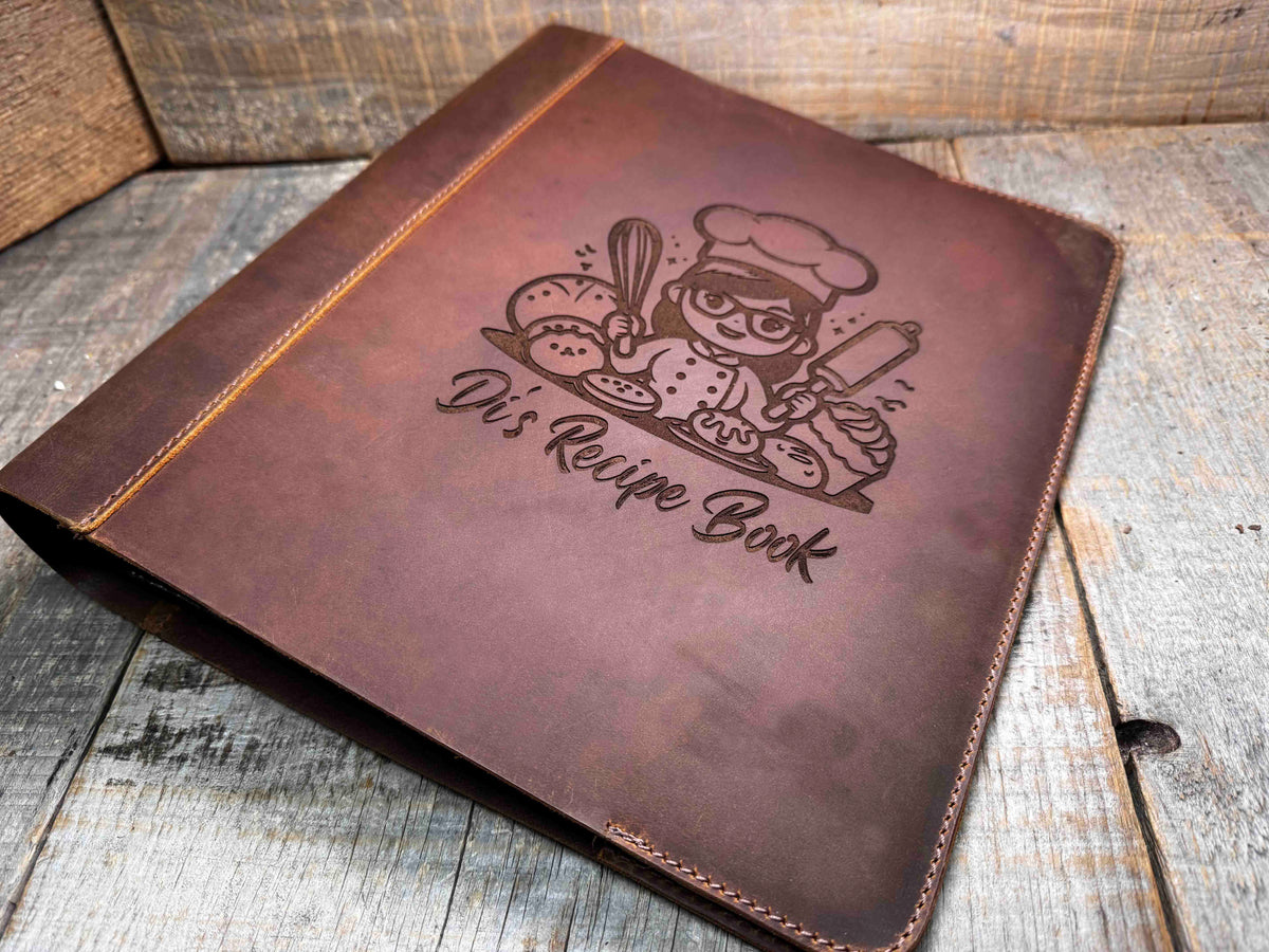 Binder Premium Leather Engraved Memories Made Custom