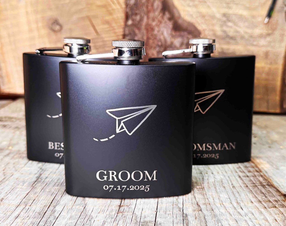 Custom Engraved Flask - your design Memories Made Custom