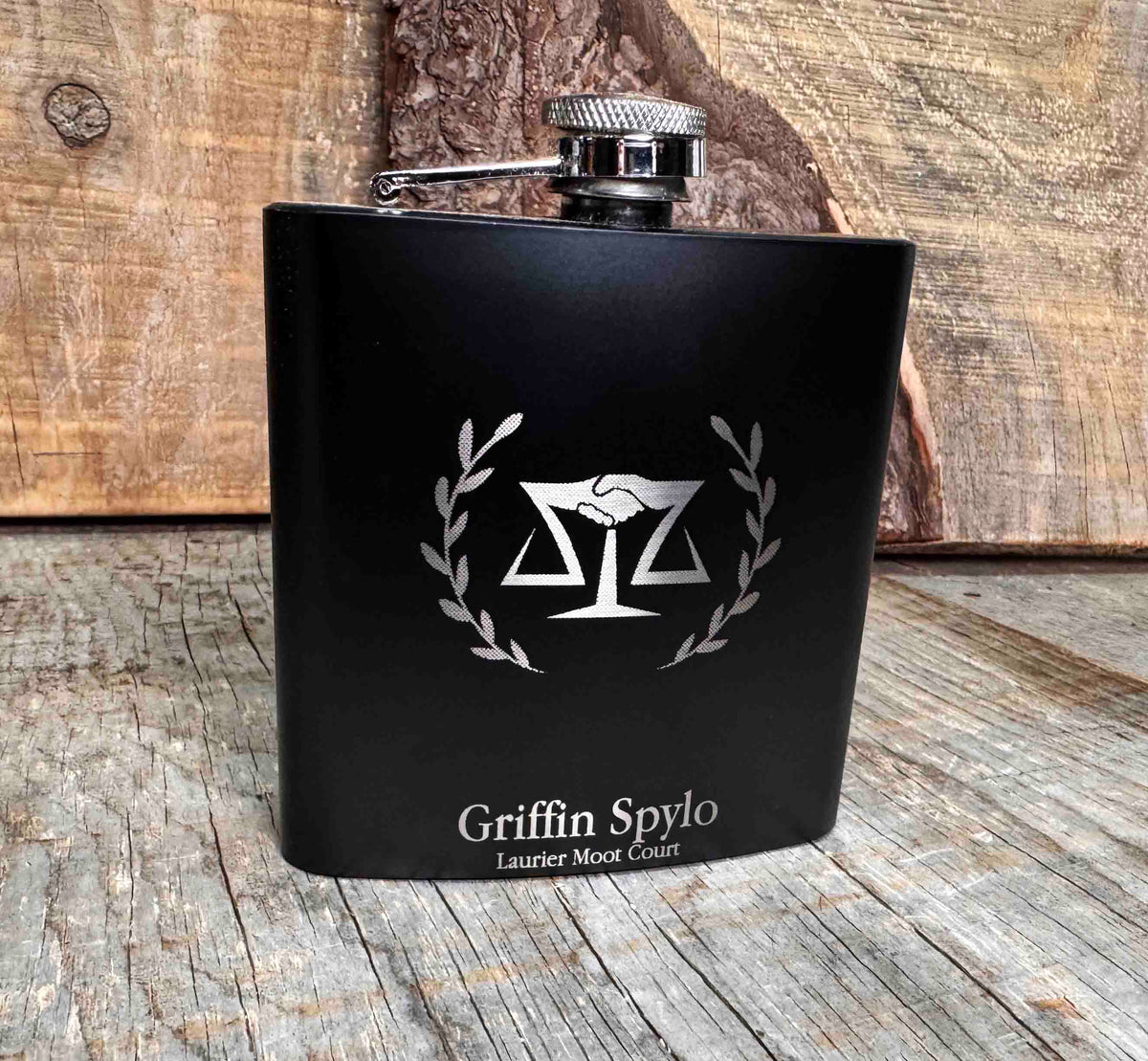 Custom Engraved Flask - your design Memories Made Custom