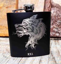 Custom Engraved Flask - your design Memories Made Custom