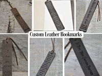 Bookmark Premium Leather Engraved.
