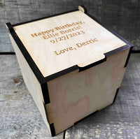 Custom Laser Cut Wooden Boxes - Memories Made Custom