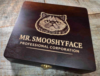 Personalized Flask & Custom Engraved Wooden Box Set