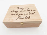 The Premium Heirloom Box: Personalized Handwriting Engraved
