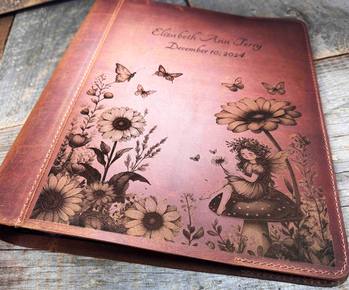 Binder Premium Leather Engraved