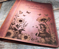 Binder Premium Leather Engraved - Memories Made Custom