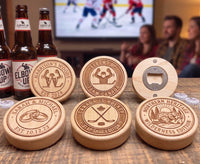 Custom Engraved Canadian Poplar Magnetic Bottle Opener
