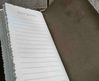 Custom Beer Log Premium Leather Memories Made Custom