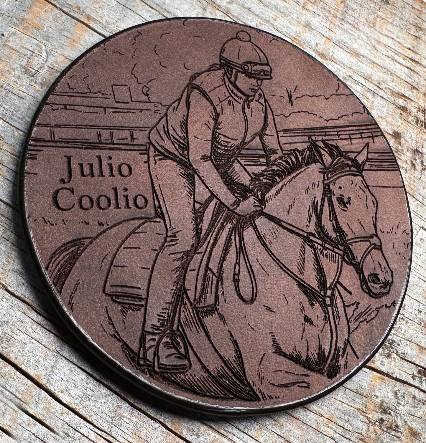Custom Coasters - Premium Leather