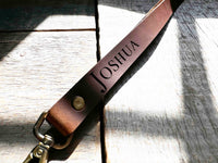 Leather Lanyard Custom Engraved Memories Made Custom