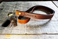 Leather Lanyard Custom Engraved Memories Made Custom