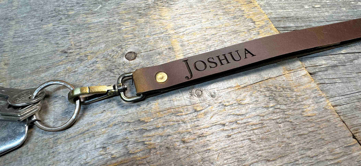 Leather Lanyard Custom Engraved Memories Made Custom