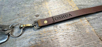 Leather Lanyard Custom Engraved Memories Made Custom