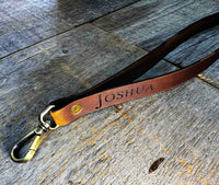 Leather Lanyard Custom Engraved Memories Made Custom