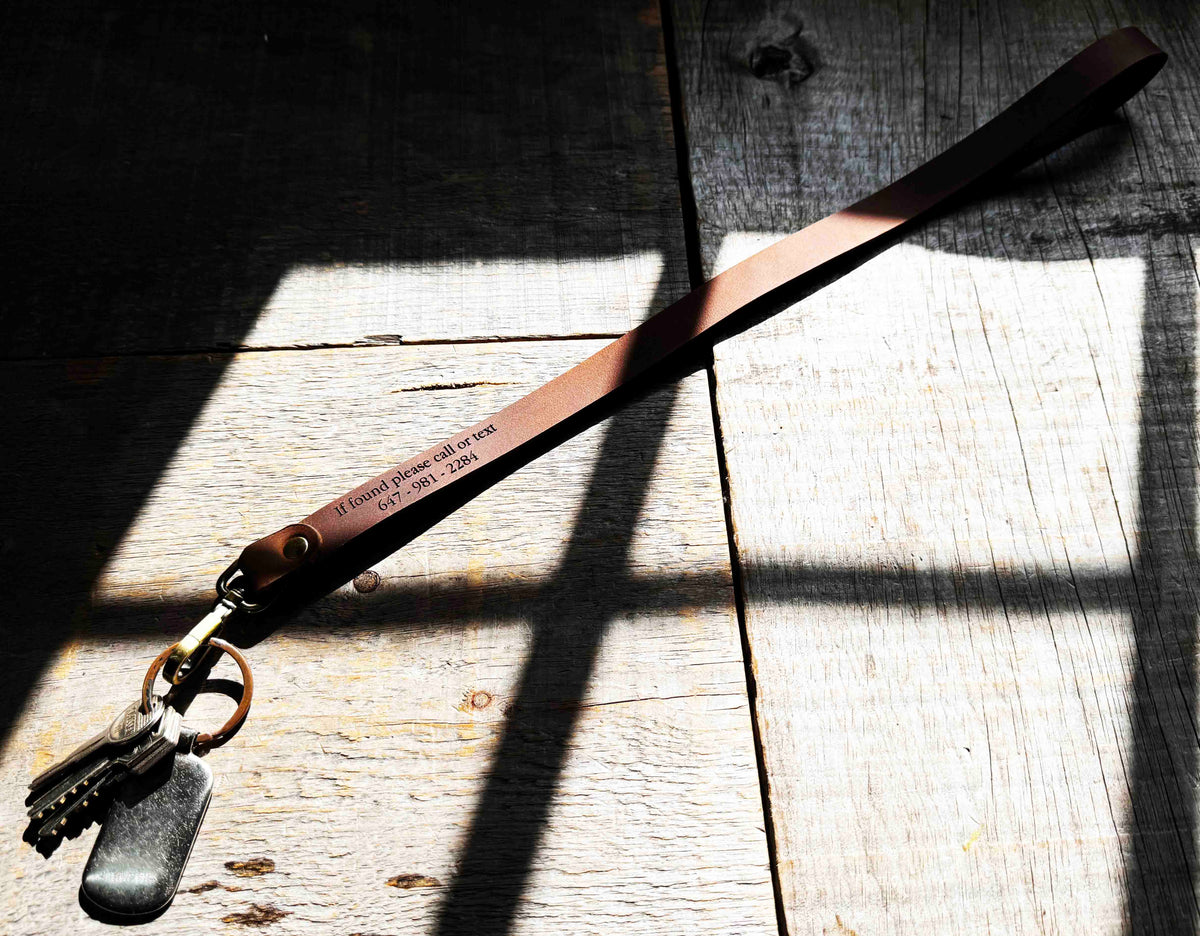 Leather Lanyard Custom Engraved Memories Made Custom
