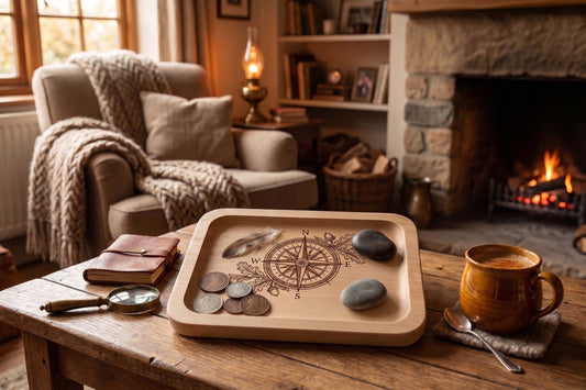 Custom Wooden Catch-All Tray | 5th Anniversary Wood Gift