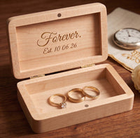 Personalized Canadian Maple Jewellery & Keepsake Box
