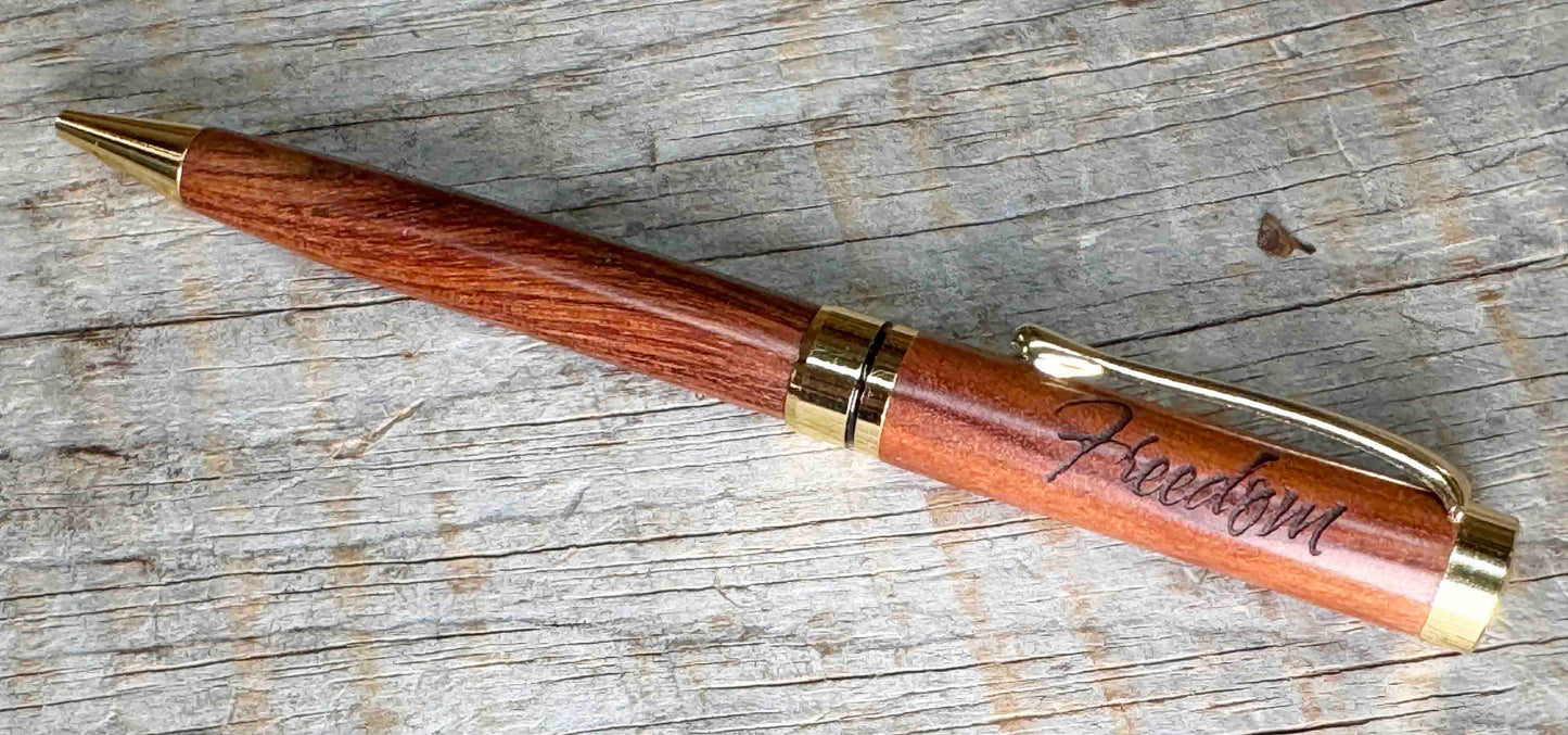 Beech Wood Engraved Pen Memories Made Custom