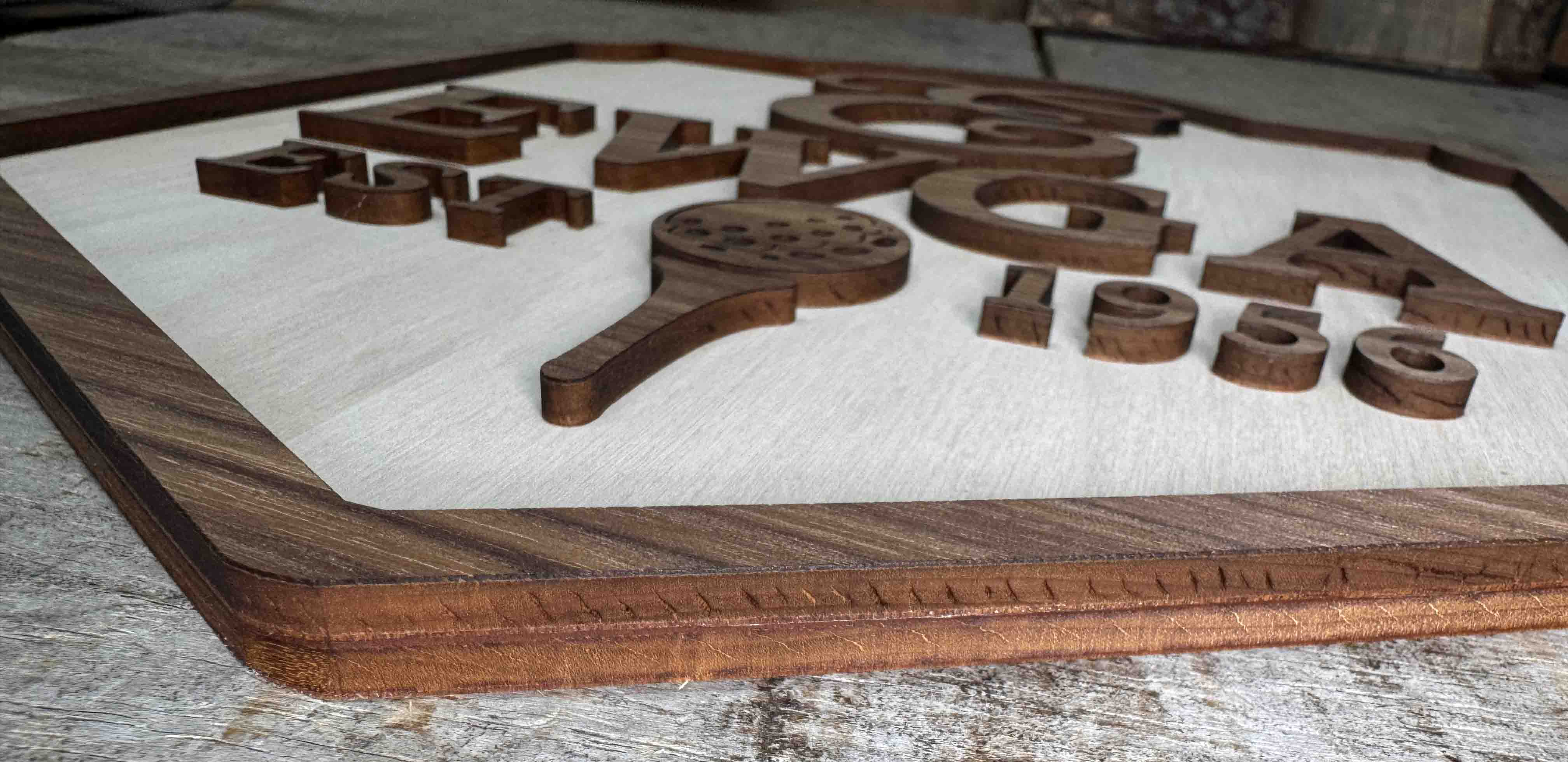 Dual Layer Wooden Sign - Memories Made Custom