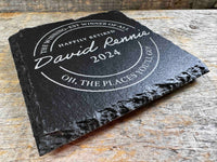 Slate Coaster - Design 1 Memories Made Custom