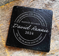 Slate Coaster - Design 1 Memories Made Custom