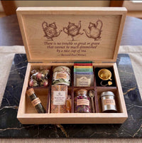 Heirloom Quality Custom Engraved Canadian Maple Tea Box | Made in Canada