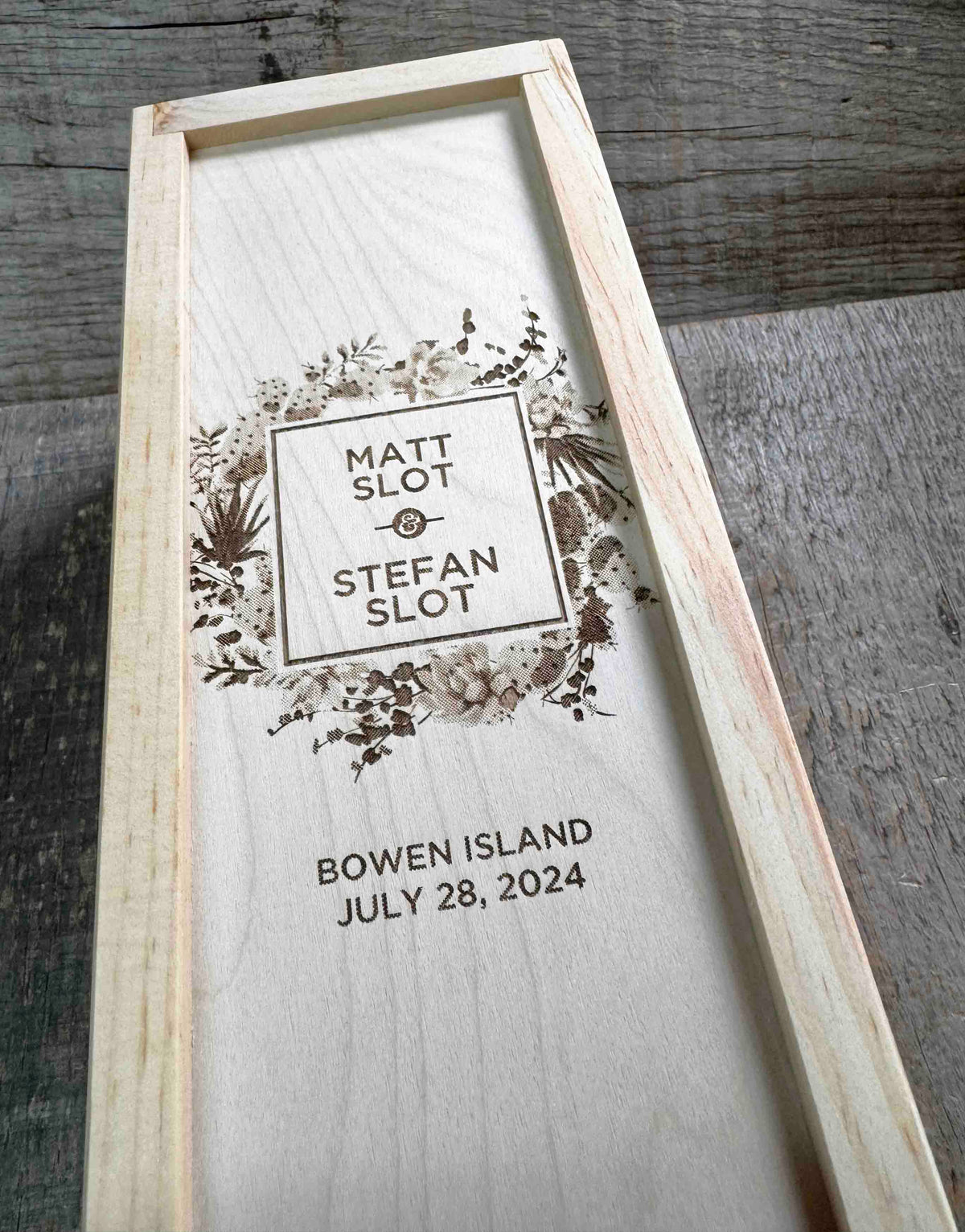 Wine Boxes - Design 39 Memories Made Custom