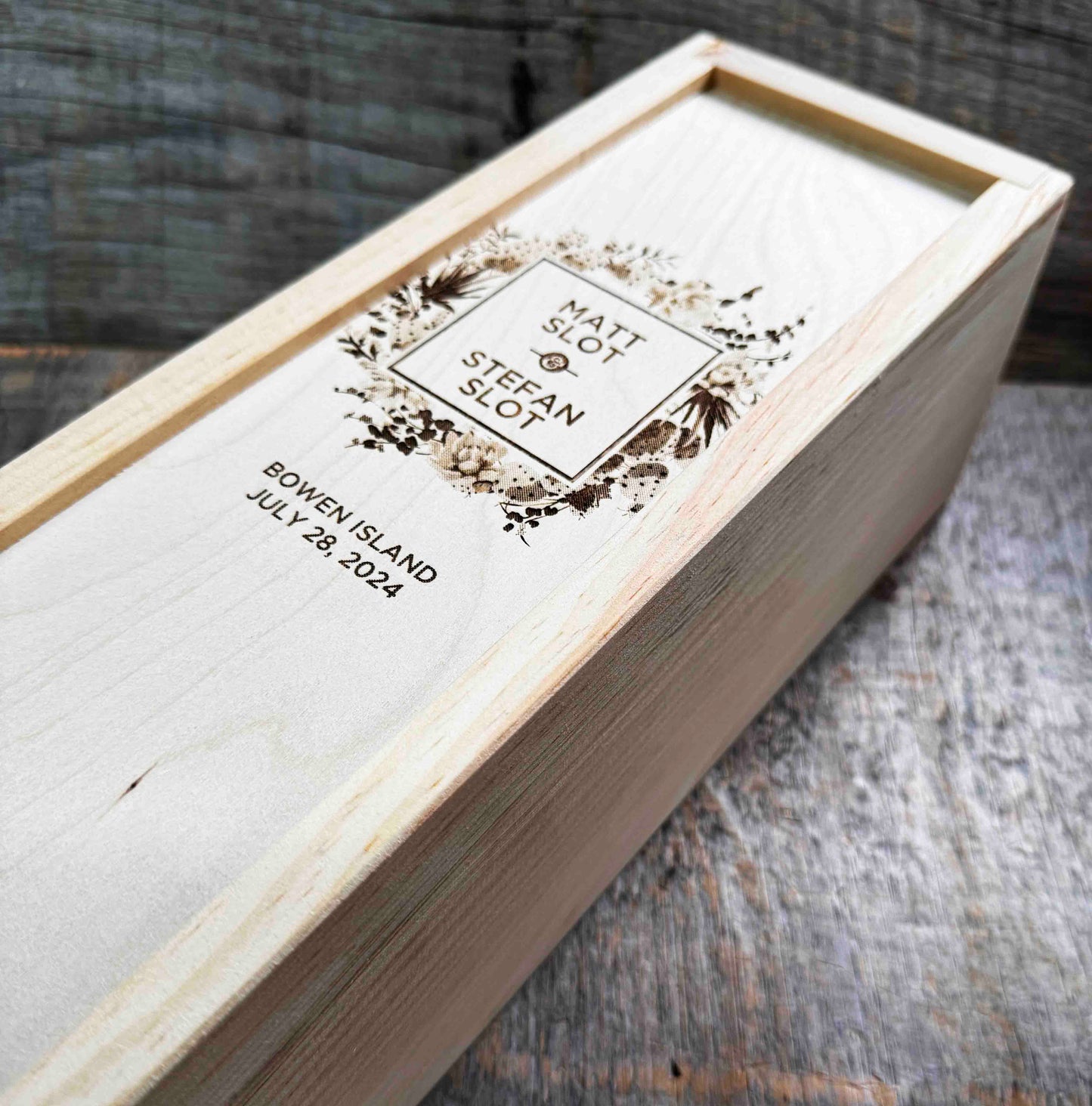 Wine Boxes - Design 39 Memories Made Custom