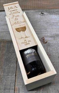 Pine Wine Boxes - Design 16 Memories Made Custom
