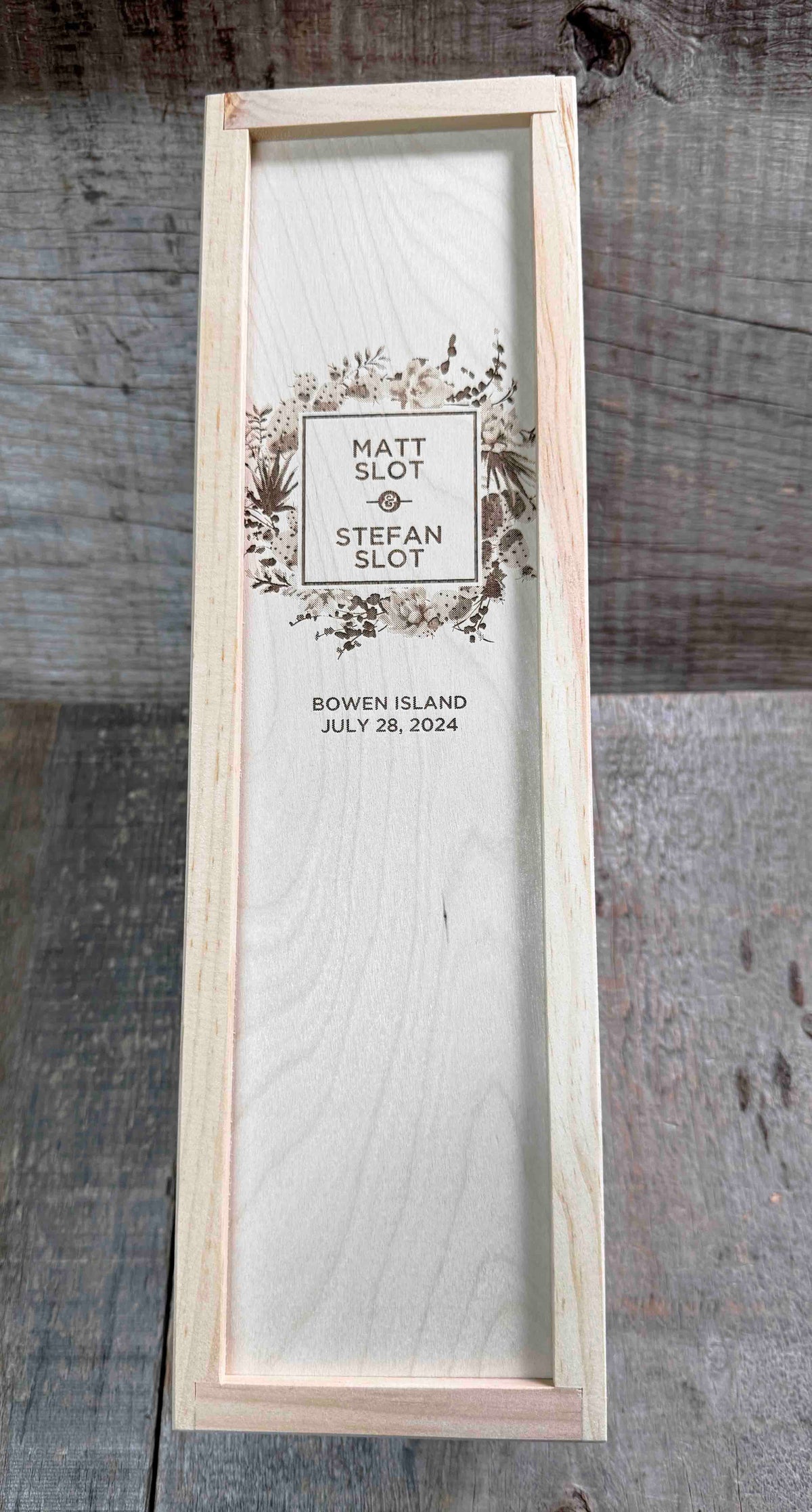 Wine Boxes - Design 39 Memories Made Custom