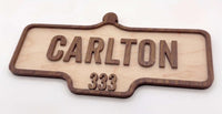 Custom Vintage Street Sign | Laser Cut Personalized Road Sign