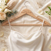 Personalized Wooden Wedding Hangers | Custom Bridal & Bridesmaid Hangers