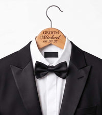 Personalized Wooden Wedding Hangers | Custom Bridal & Bridesmaid Hangers