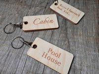 Wooden Keychain Memories Made Custom