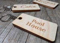 Wooden Keychain Memories Made Custom