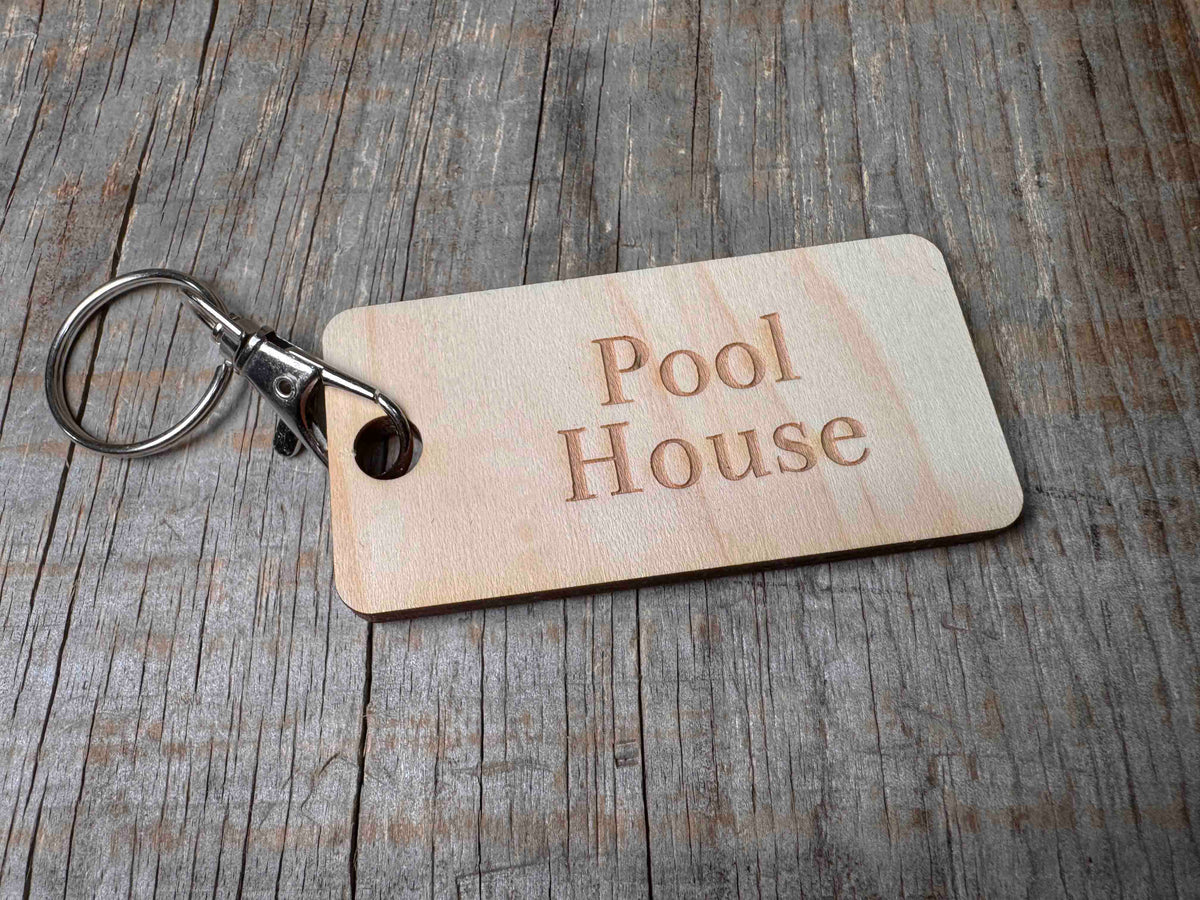 Wooden Keychain Memories Made Custom