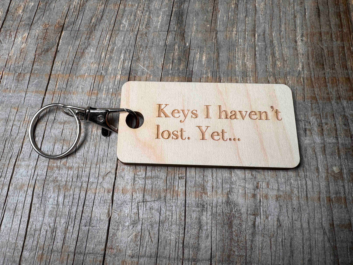 Wooden Keychain Memories Made Custom