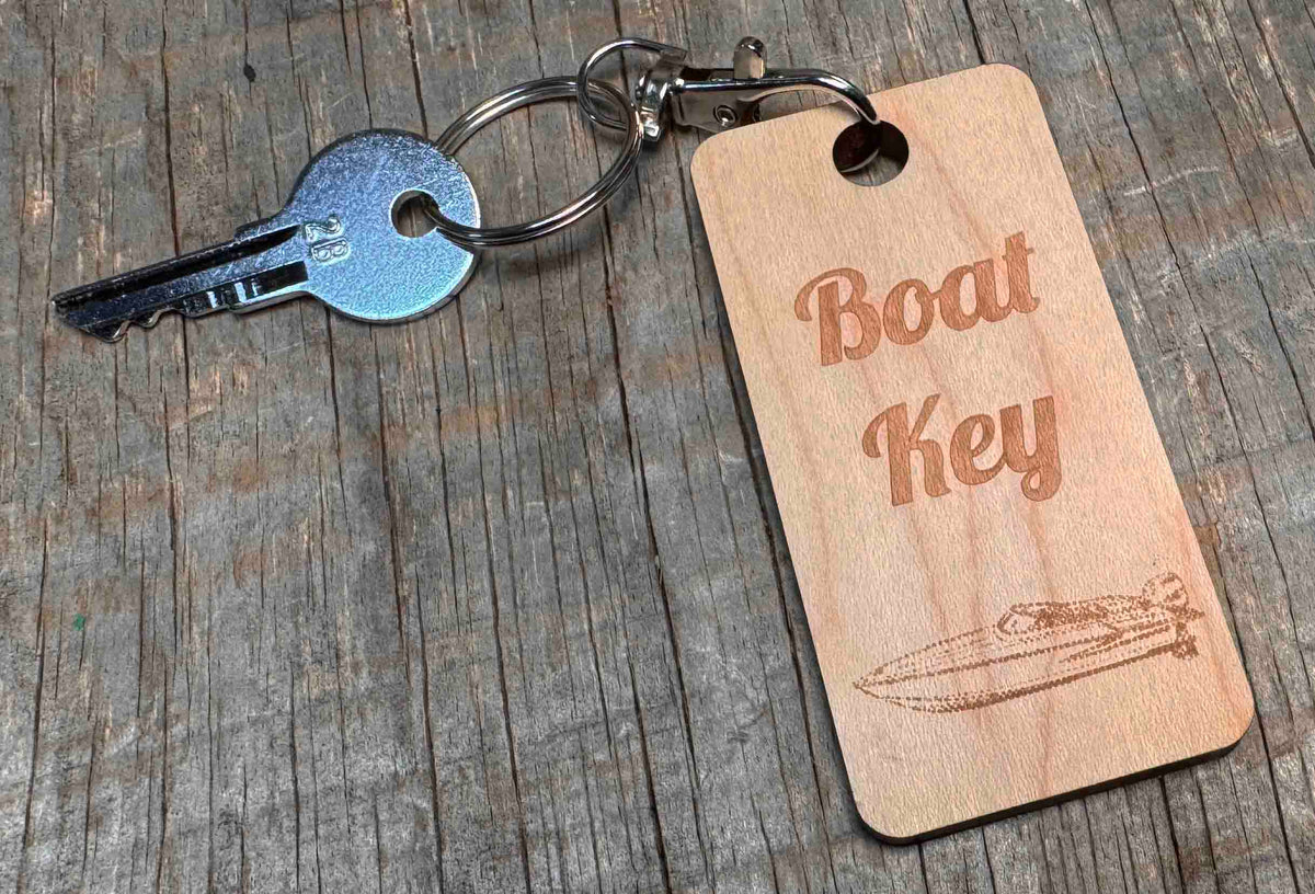 Wooden Keychain Memories Made Custom