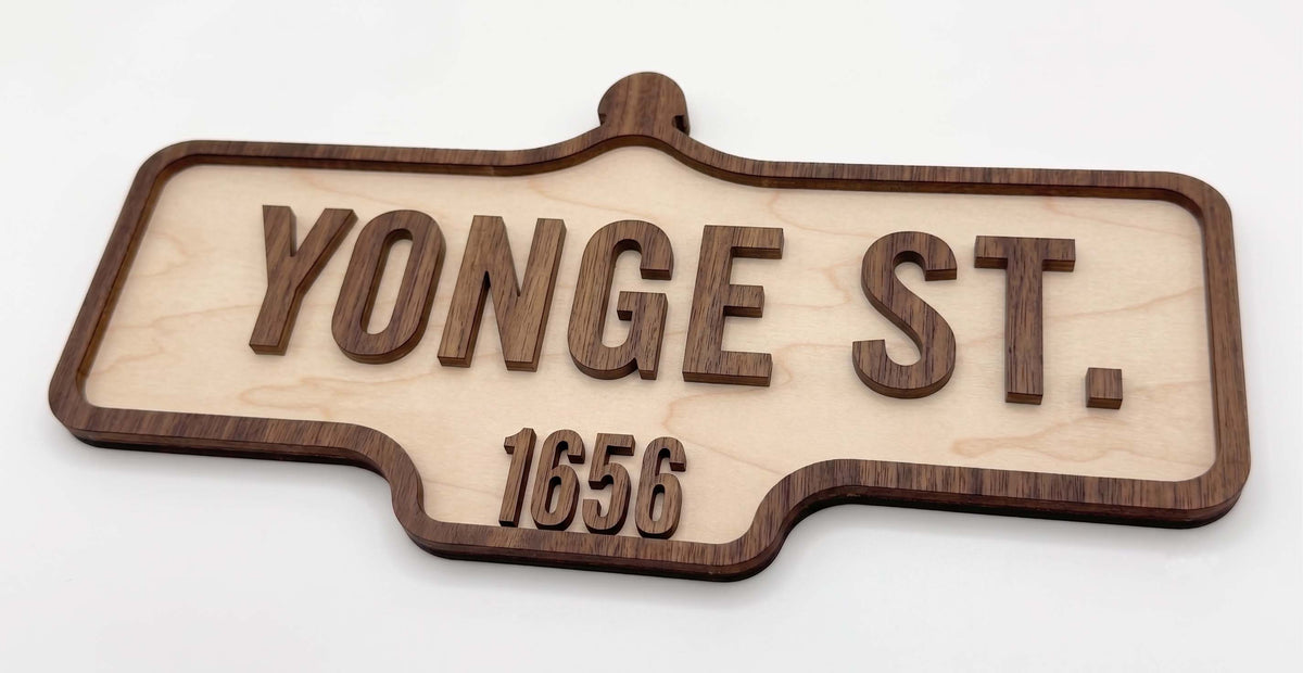 Custom Vintage Street Sign | Laser Cut Personalized Road Sign