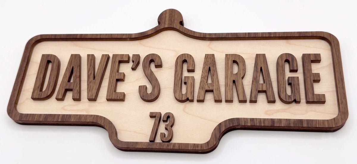 Custom Vintage Street Sign | Laser Cut Personalized Road Sign