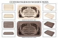 Custom Wooden Catch-All Tray | 5th Anniversary Wood Gift