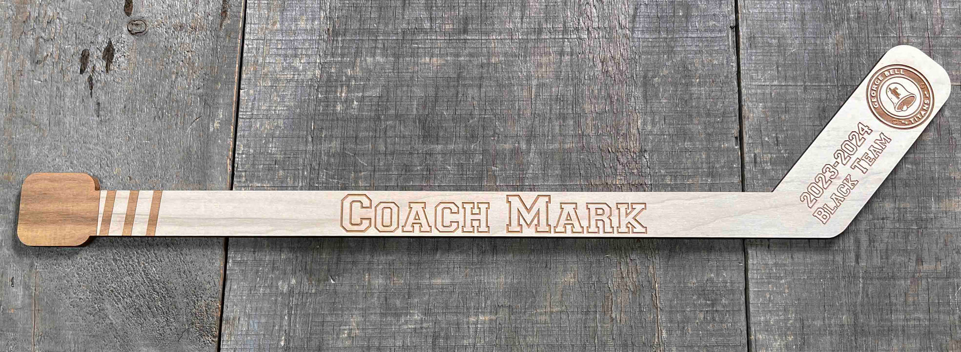 Mini Hockey Sticks - Laser Cut - Multiple Lengths Memories Made Custom