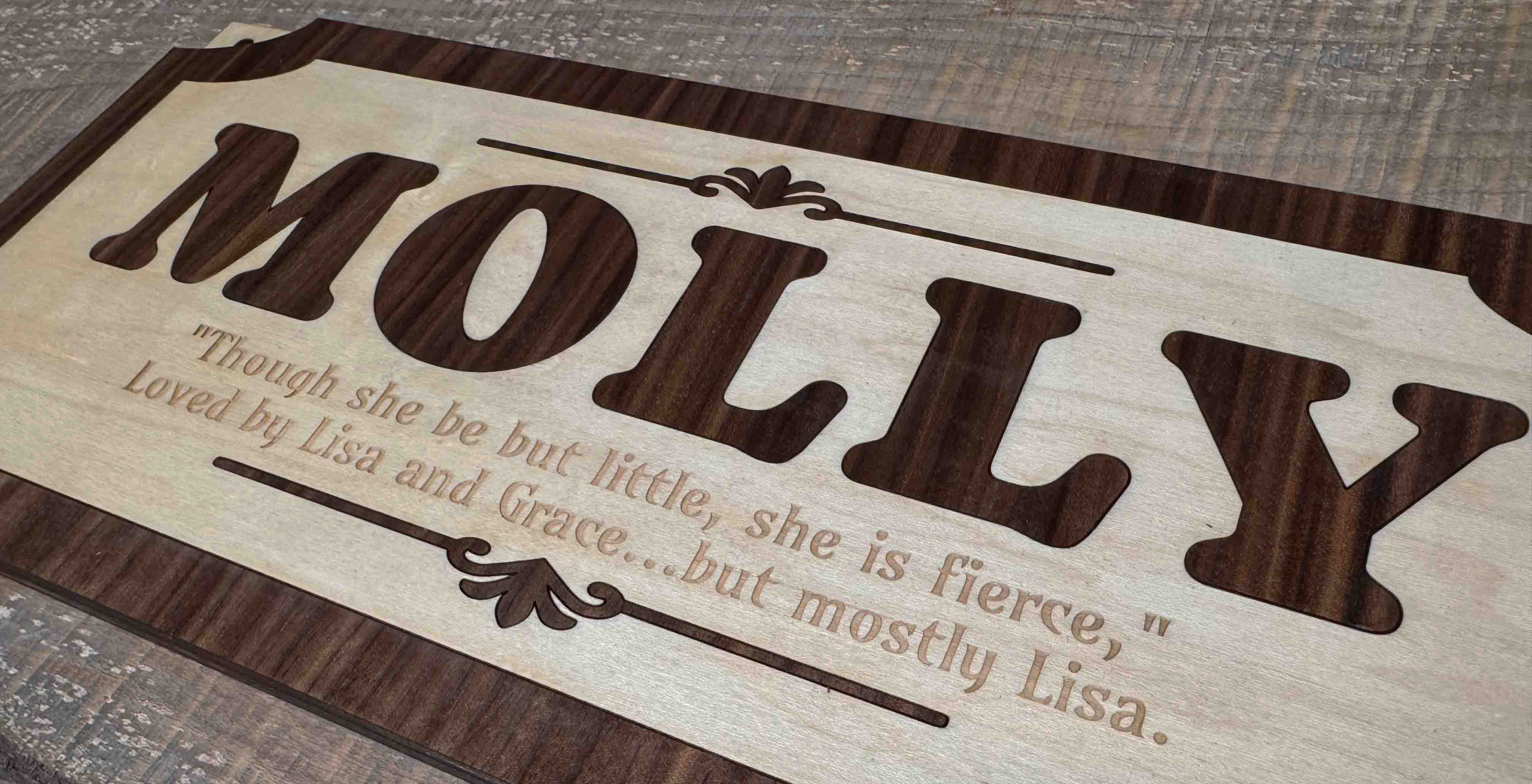 Custom Wood Horse Stall Name Plate | Personalized Barn Sign - Memories Made Custom