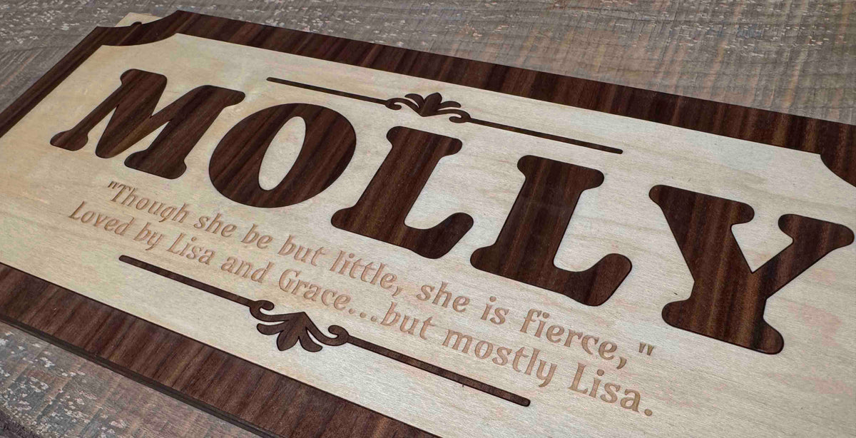 Custom Wood Horse Stall Name Plate | Personalized Barn Sign - Memories Made Custom
